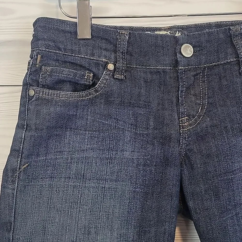 !It jeans Los Angeles darkwash blue denim bermuda shorts Women's Size 27